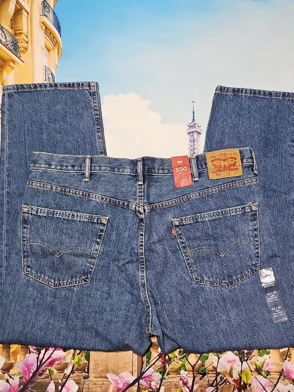 Levi's‎ 550 Relaxed Blue Jeans Size 44x30 New